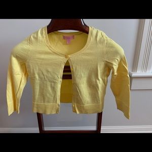 Lilly Pulitzer Sz S cropped cardigan